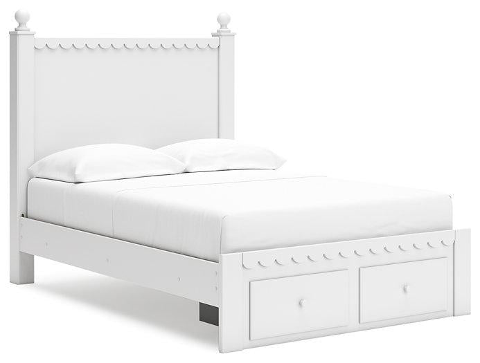 Mollviney Panel Storage Bed - Zara Furniture (Kissimmee,FL)