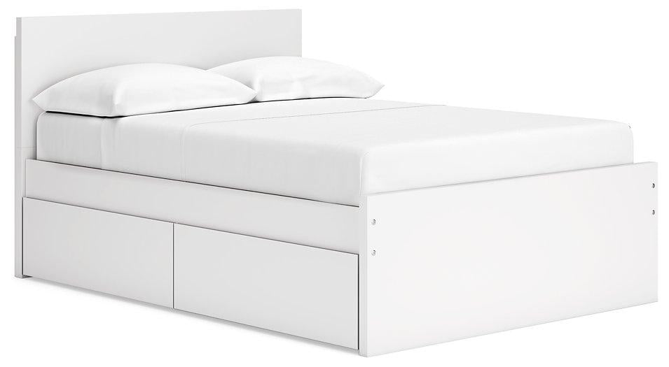 Onita Panel Bed with 1 Side Storage - Zara Furniture (Kissimmee,FL)