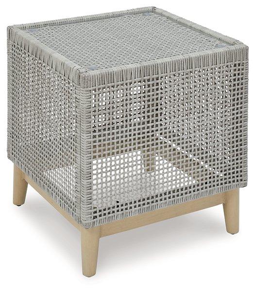 Seton Creek Outdoor End Table - Zara Furniture (Kissimmee,FL)