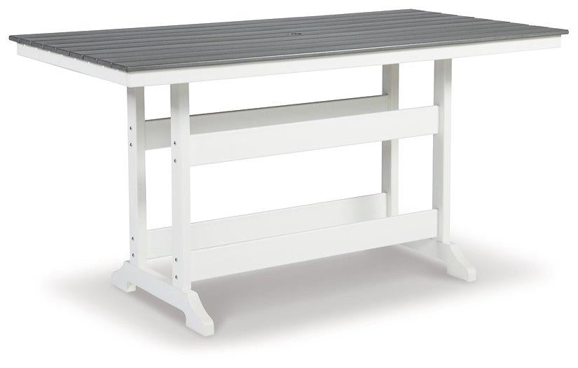 Transville Outdoor Counter Height Dining Table - Zara Furniture (Kissimmee,FL)