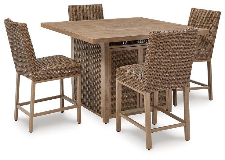 Walton Bridge Outdoor Bar Set - Zara Furniture (Kissimmee,FL)
