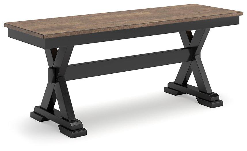 Wildenauer 50" Dining Bench - Zara Furniture (Kissimmee,FL)