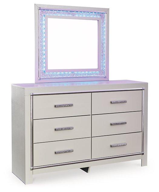 Zyniden Dresser and Mirror - Zara Furniture (Kissimmee,FL)
