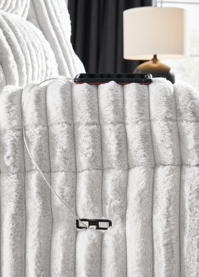 Rhines Falls Power Reclining Sofa with Drop Down Table