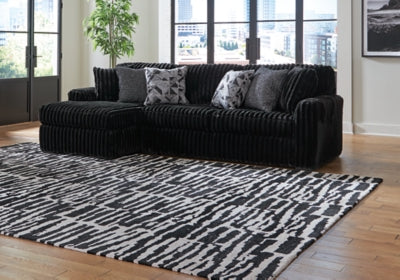 Midnight-Madness Sectional Sofa with Chaise