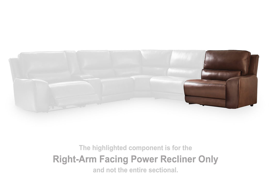 DeepWakes Reclining Sectional with Storage Console