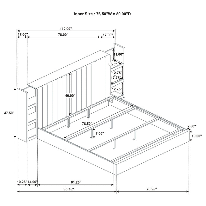 Arielle Bookcase Bed