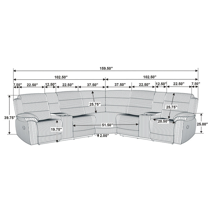Atkinson Reclining Sectional Sofa