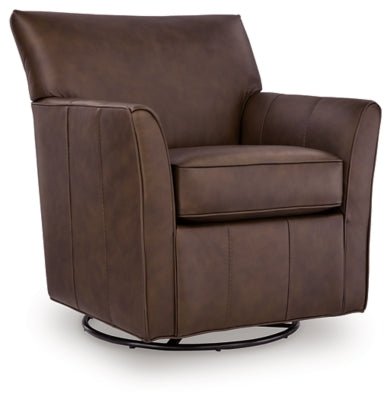 Braydunn Swivel Glider Accent Chair - Zara Furniture (Kissimmee,FL)