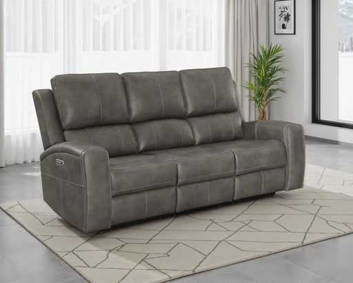 Brickston Triple Power Reclining Sofa - Zara Furniture (Kissimmee,FL)
