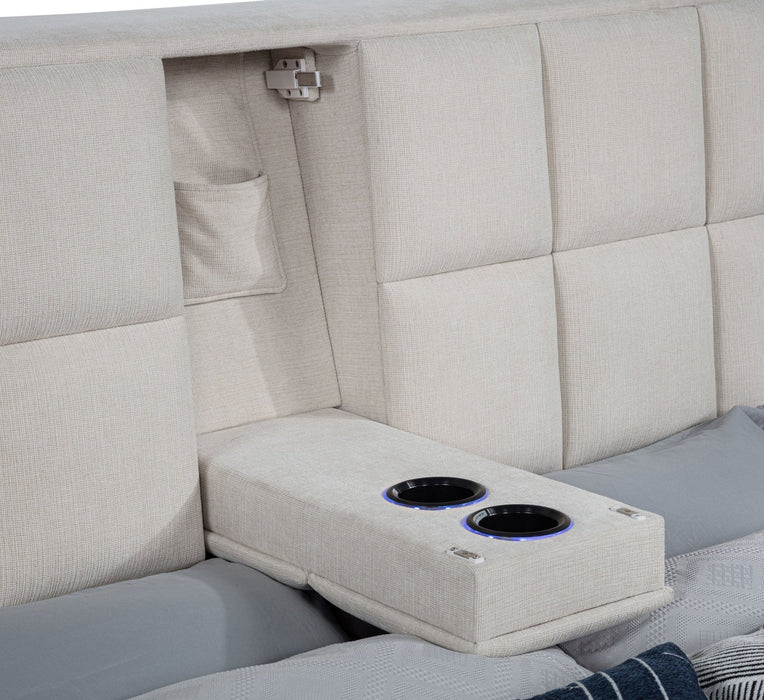 Dreux Panel Platform Bed