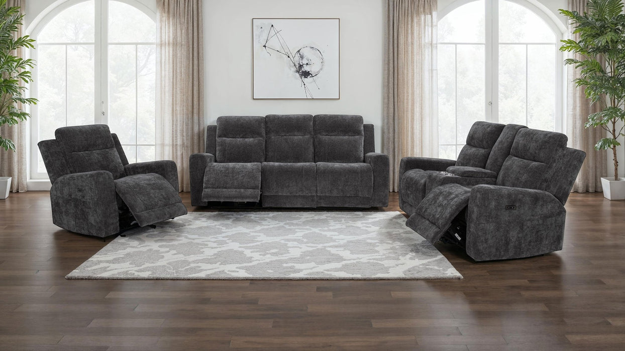 Kennett Power Reclining Sofa Set - Zara Furniture (Kissimmee,FL)
