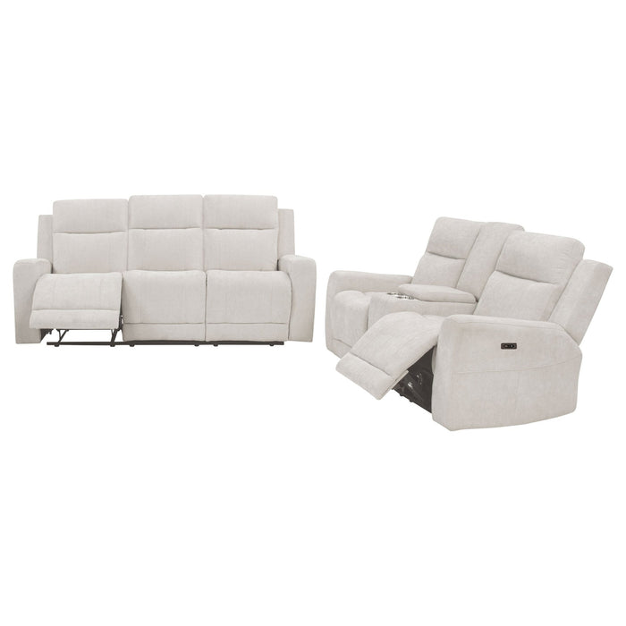 Kennett Power Reclining Sofa Set - Zara Furniture (Kissimmee,FL)