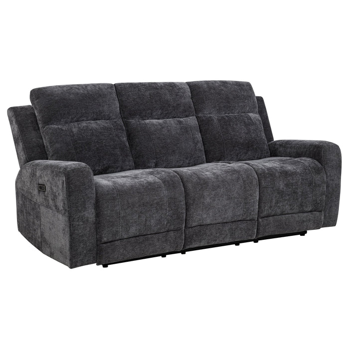 Kennett Power Reclining Sofa Set - Zara Furniture (Kissimmee,FL)