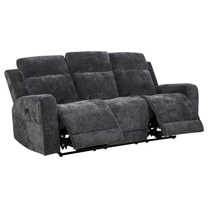 Kennett Power Reclining Sofa Set - Zara Furniture (Kissimmee,FL)