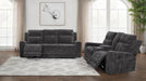 Kennett Power Reclining Sofa Set - Zara Furniture (Kissimmee,FL)