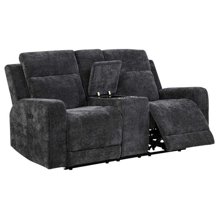 Kennett Power Reclining Sofa Set - Zara Furniture (Kissimmee,FL)