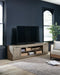 Krystanza TV Stand with Electric Fireplace - Zara Furniture (Kissimmee,FL)