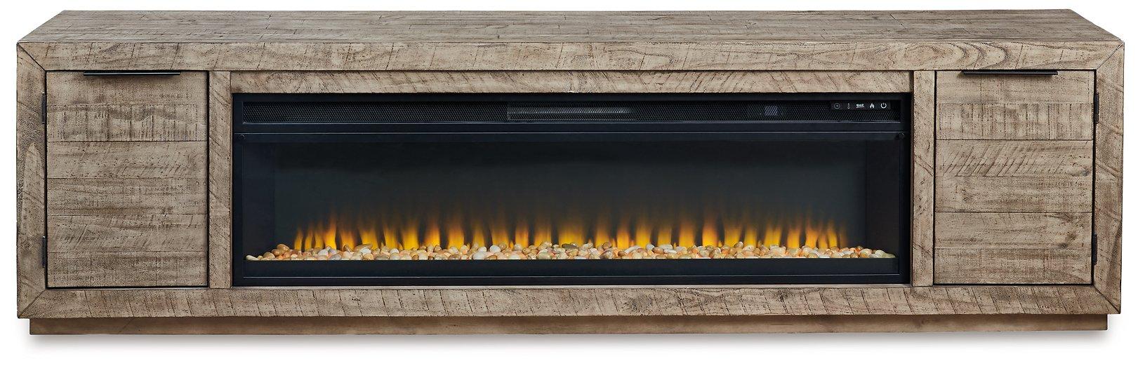 Krystanza TV Stand with Electric Fireplace - Zara Furniture (Kissimmee,FL)