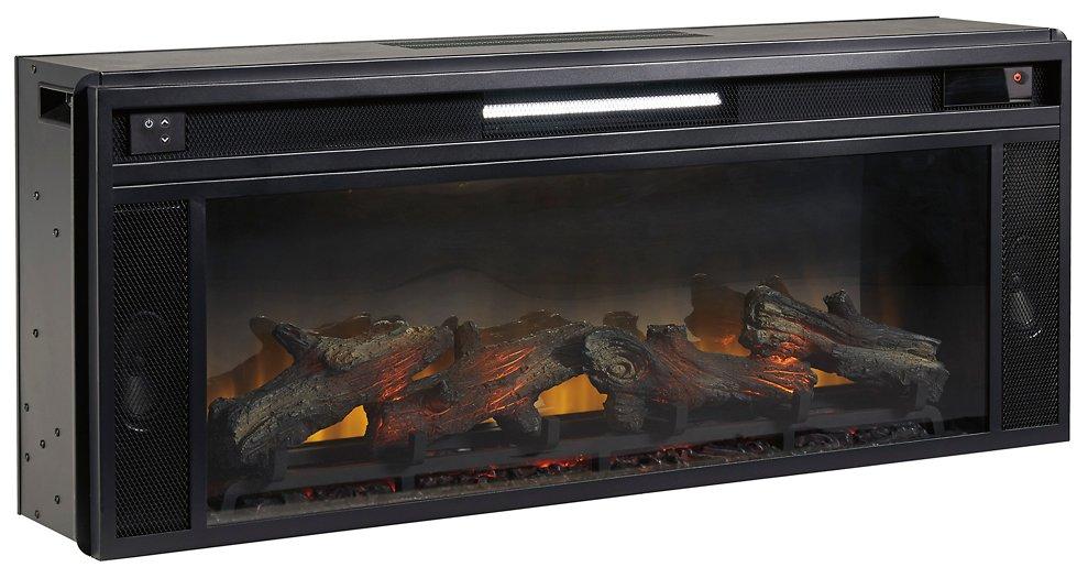 Landocken 83" TV Stand with Electric Fireplace - Zara Furniture (Kissimmee,FL)