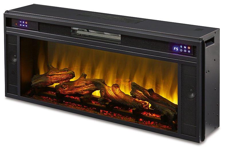 Landocken 83" TV Stand with Electric Fireplace - Zara Furniture (Kissimmee,FL)