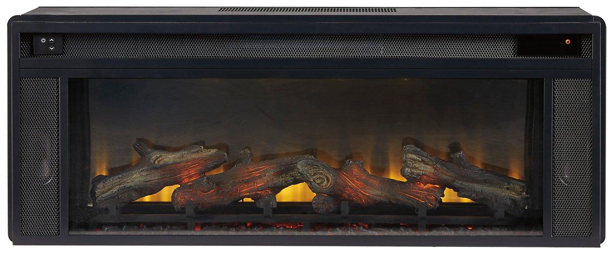 Landocken 83" TV Stand with Electric Fireplace - Zara Furniture (Kissimmee,FL)