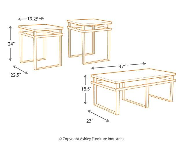 Laney Table (Set of 3) - Zara Furniture (Kissimmee,FL)