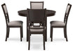 Langwest Dining Table and 4 Chairs (Set of 5) - Zara Furniture (Kissimmee,FL)