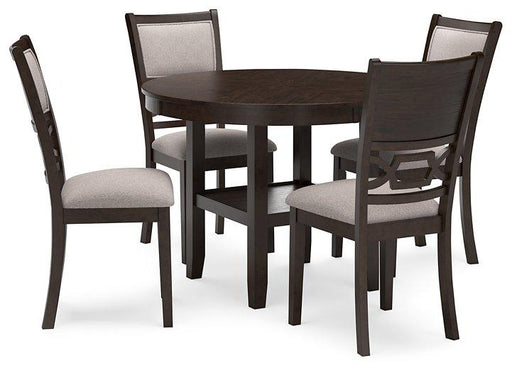 Langwest Dining Table and 4 Chairs (Set of 5) - Zara Furniture (Kissimmee,FL)