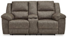 Laresview Reclining Loveseat with Console - Zara Furniture (Kissimmee,FL)
