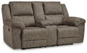 Laresview Reclining Loveseat with Console - Zara Furniture (Kissimmee,FL)