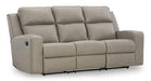 Lavenhorne Reclining Sofa with Drop Down Table - Zara Furniture (Kissimmee,FL)