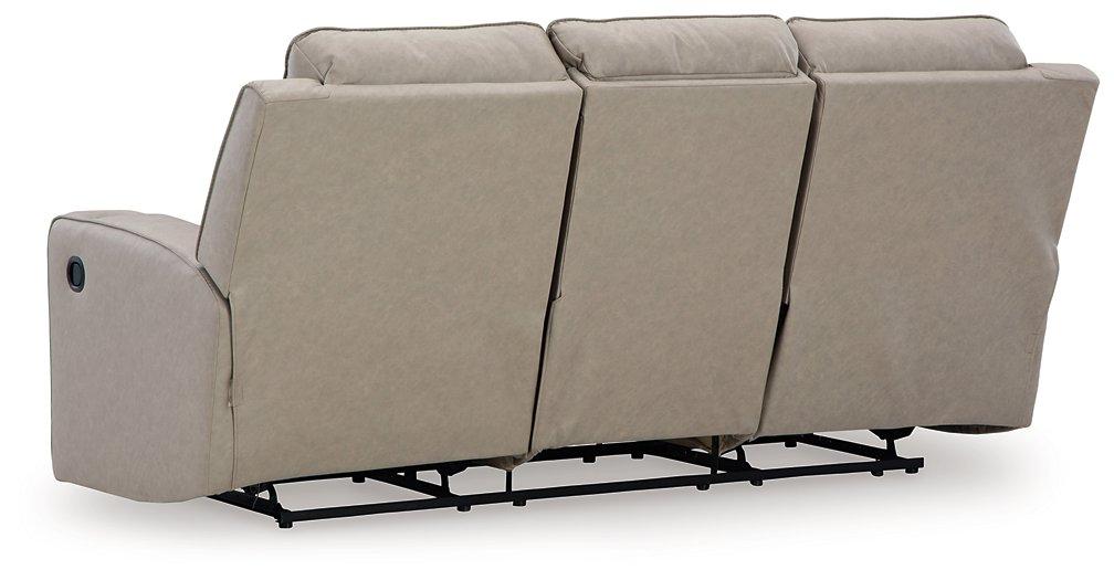 Lavenhorne Reclining Sofa with Drop Down Table - Zara Furniture (Kissimmee,FL)
