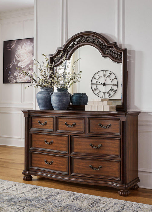Lavinton Dresser and Mirror - Zara Furniture (Kissimmee,FL)