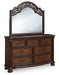 Lavinton Dresser and Mirror - Zara Furniture (Kissimmee,FL)