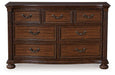 Lavinton Dresser and Mirror - Zara Furniture (Kissimmee,FL)