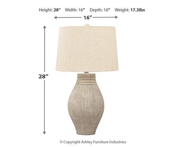 Layal Table Lamp - Zara Furniture (Kissimmee,FL)