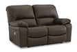 Leesworth Power Reclining Loveseat - Zara Furniture (Kissimmee,FL)