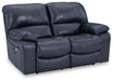 Leesworth Power Reclining Loveseat - Zara Furniture (Kissimmee,FL)