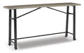 Lesterton Long Counter Table - Zara Furniture (Kissimmee,FL)