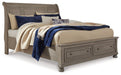 Lettner Bed with 2 Storage Drawers - Zara Furniture (Kissimmee,FL)
