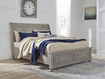 Lettner Bed with 2 Storage Drawers - Zara Furniture (Kissimmee,FL)