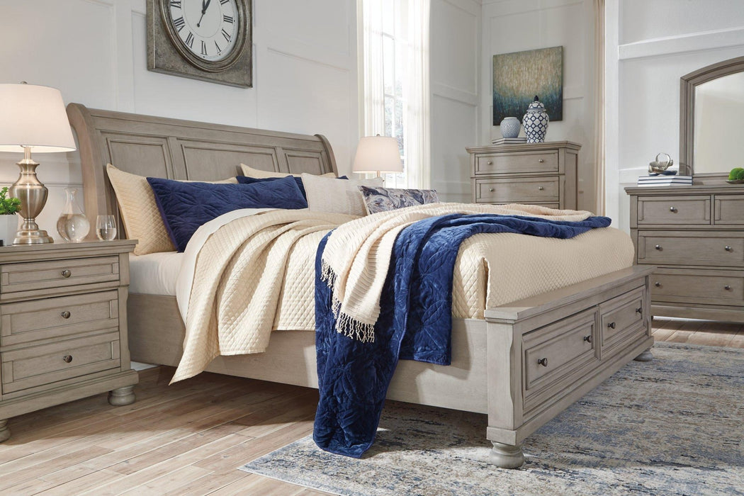 Lettner Bed with 2 Storage Drawers - Zara Furniture (Kissimmee,FL)