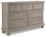 Lettner Dresser and Mirror - Zara Furniture (Kissimmee,FL)