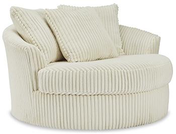 Lindyn Oversized Swivel Accent Chair - Zara Furniture (Kissimmee,FL)