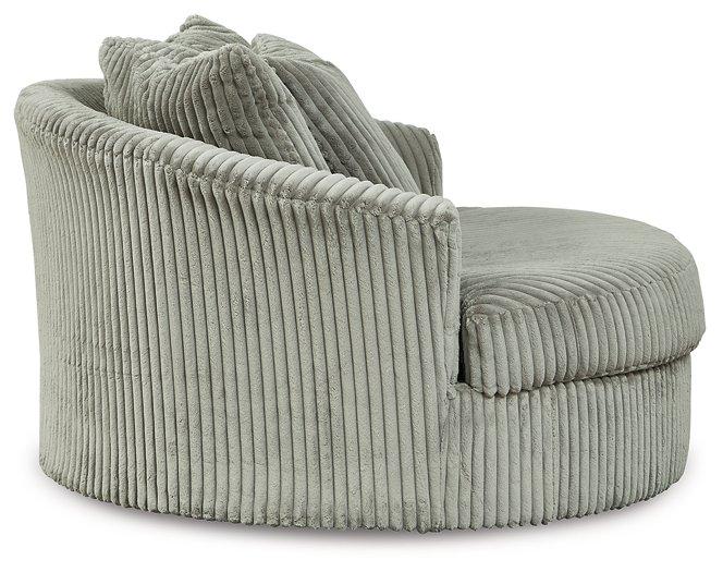 Lindyn Oversized Swivel Accent Chair - Zara Furniture (Kissimmee,FL)