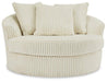 Lindyn Oversized Swivel Accent Chair - Zara Furniture (Kissimmee,FL)
