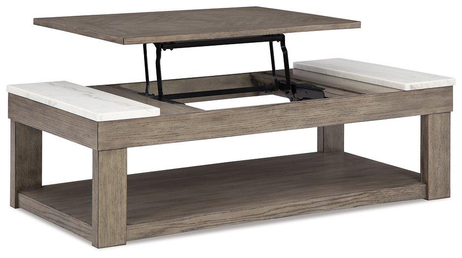 Loyaska Lift - Top Coffee Table - Zara Furniture (Kissimmee,FL)