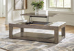 Loyaska Lift - Top Coffee Table - Zara Furniture (Kissimmee,FL)