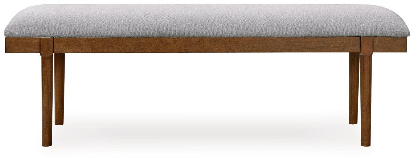 Lyncott 59" Upholstered Dining Bench - Zara Furniture (Kissimmee,FL)